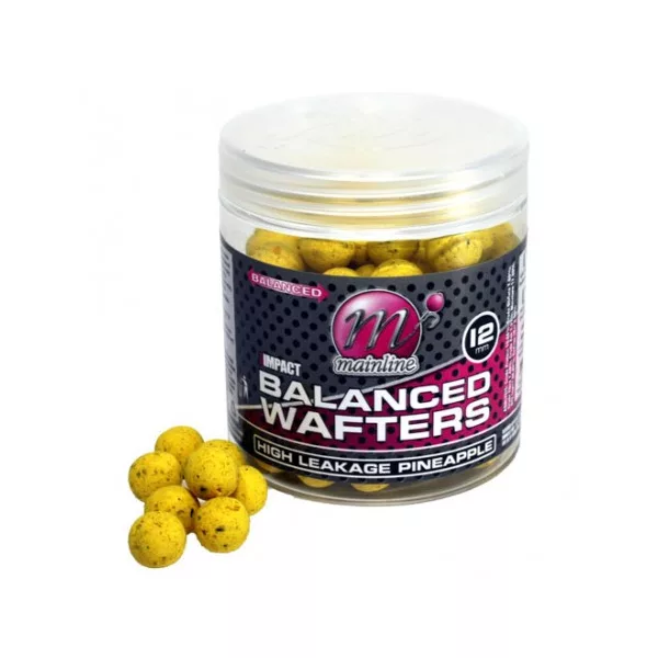 Mainline High Imp. Balanced Wafters H.L. Pineapple - 12mm - boilie wafters