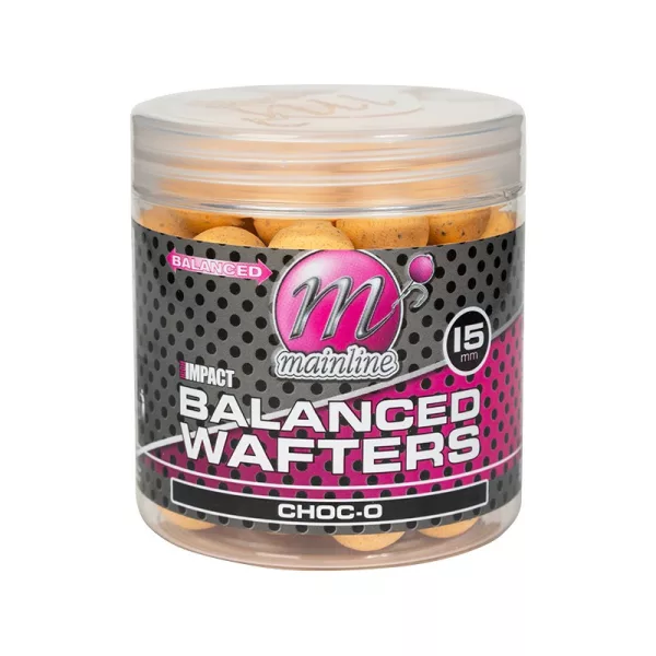 Mainline High Imp. Balanced Wafters Choc-O - 15mm - boilie wafters