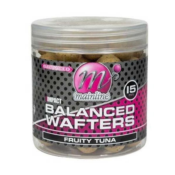 Mainline High Imp. Balanced Wafters Fruity Tuna - 15mm - boilie wafters