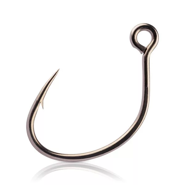 Mustad Ruthless In-Line Single 2 6db Cârlig cu ochi, cu barbă, pentru somn