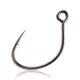 Mustad Ruthless In-Line Single 4/0 5 bucăți Cârlig pentru somn cu ochet, cu barbă