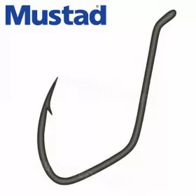   Mustad Ultra Np Single Catfish Black Nickel 3/0 7 buc Cârlig de Somn cu Ochi, Barbat