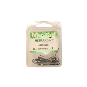 Mustad Aberdeen BN 4 Cârlig cu ochet și barbă 12 buc