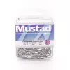 Mustad O'Shaughnessy Stainless Steel 4/0 Cârlig cu ochi, cu barbă 5 bucăți
