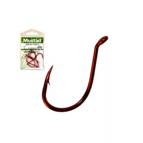 Mustad Beak Big Red 4 Cârlig cu ochi, ghimpat 12 buc