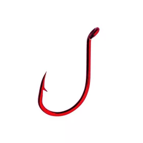 Mustad Beak Big Red 2X 4/0 Cârlig cu ochet, cu barbă 6buc