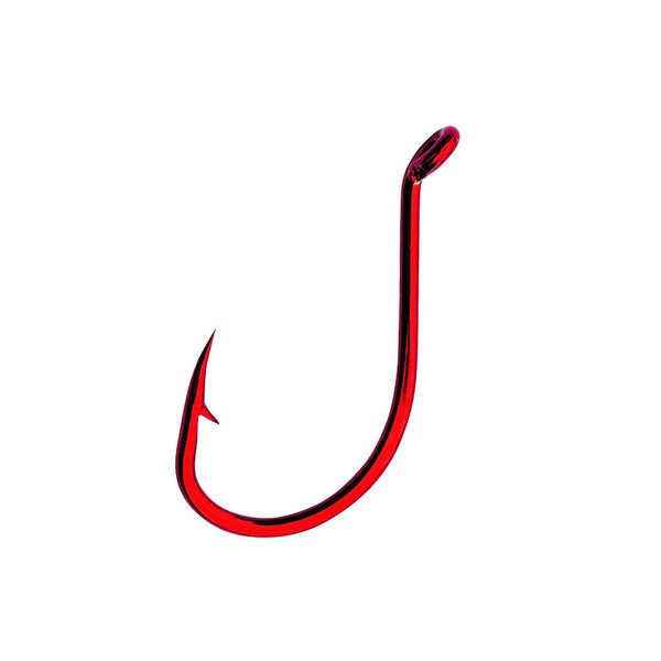 Mustad Beak Big Red 2X 6/0 Cârlig cu ochi, ghimpat 6 buc
