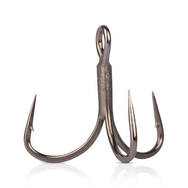 Mustad In-Line Triple Grip® Titan Steel Short 2 Ancore Triplă 6 buc