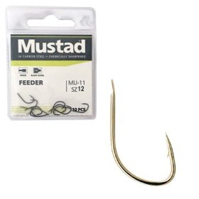   Mustad Ultra NP Feeder 8 Cârlig de crap cu paletă, cu barbă 10 buc.
