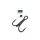 Mustad Needlepoint Treble Hook 1/0 Hármashorog 5db