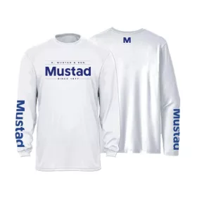   Mustad Gri deschis Brand Longsleeve UV XL Tricou cu mânecă lungă