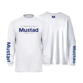   Mustad Gri deschis Brand Longsleeve UV 2XL Tricou cu mânecă lungă