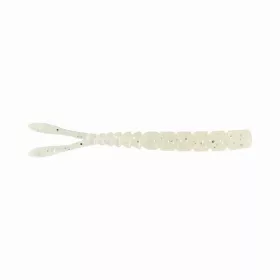   Mustad Aji Split Tail 5,08cm White Luminous Nada Plastic 12buc