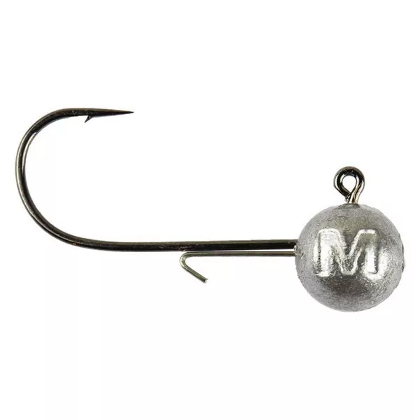 Mustad Ball Jig Head W/Keeper 1/0 5gr Cap de jig cu cârlig 6buc
