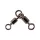 Mustad Power 3-Way Swivel 2/0 5 buc. Vârtelnita dublă