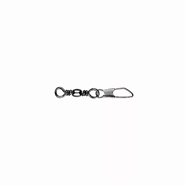 Mustad Vârtelniță butoi cu agrafă de siguranță 8×A2 10 buc