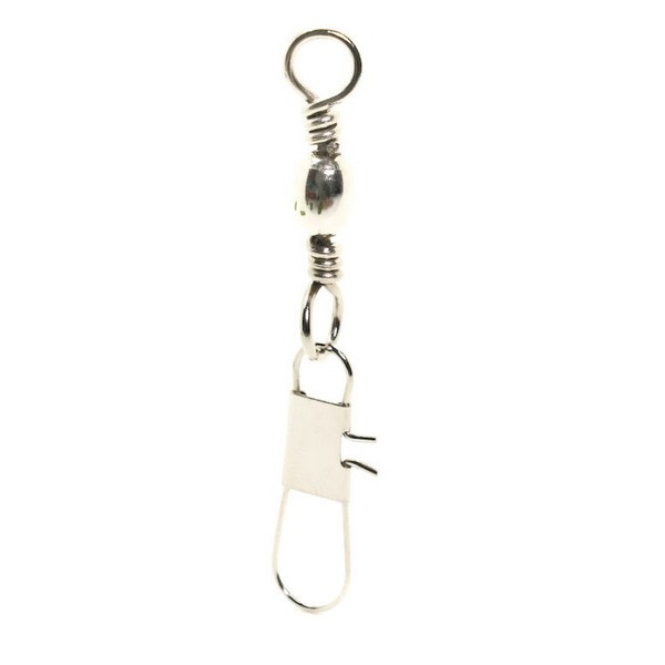 Mustad Barrel Swivel With Interlock Snap 10×B2 10 buc Agrafă rotativă