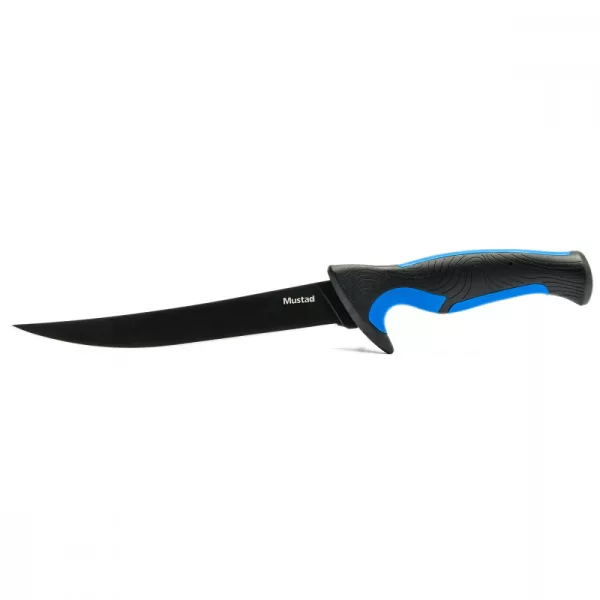 Mustad 17,78cm Cuțit de filetat cu Dungi Albastre