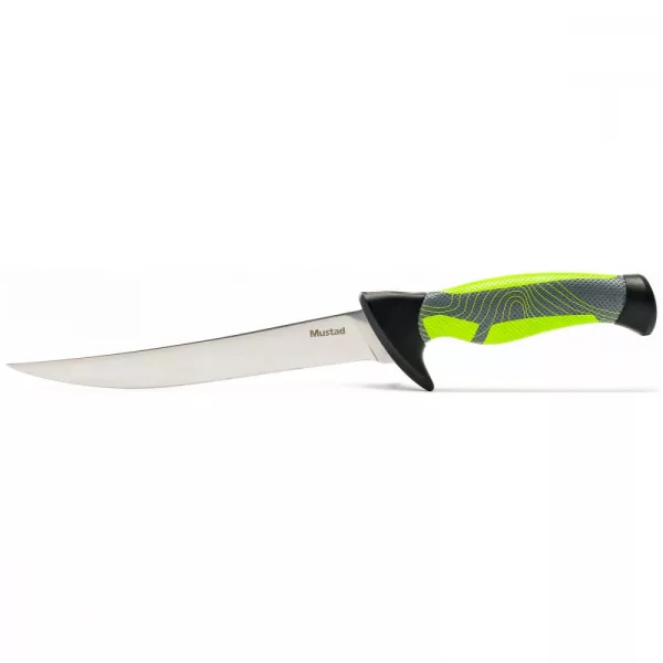 Mustad Premium 17,78cm Cuțit de filetat cu dungi verzi