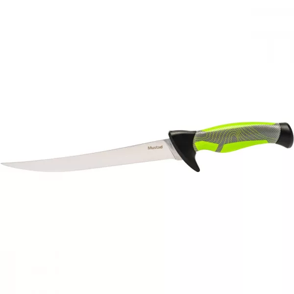 Mustad Premium 20,32cm Cuțit de filetat cu dungi verzi