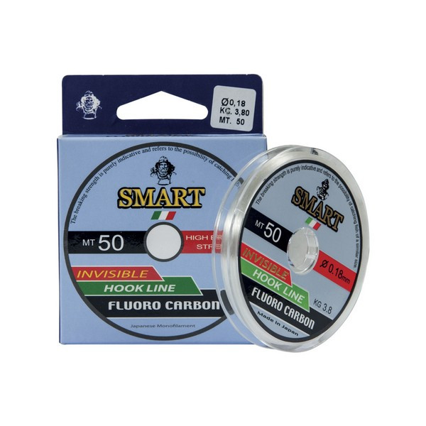 Maver Fluorocarbon Smart 50m 0,220mm Lider pentru răpitori