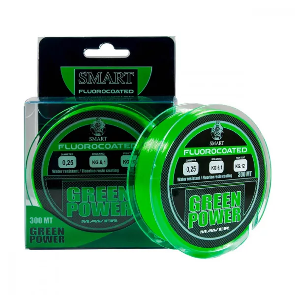 Maver Monof, Green Power Fluorine 300m 0,300mm Fir principal monofilament