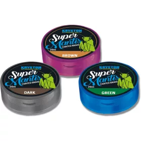   Kriston Super Mantis Coated Braid 25lbs 20m 0.44mm Fir împletit acoperit-Verde