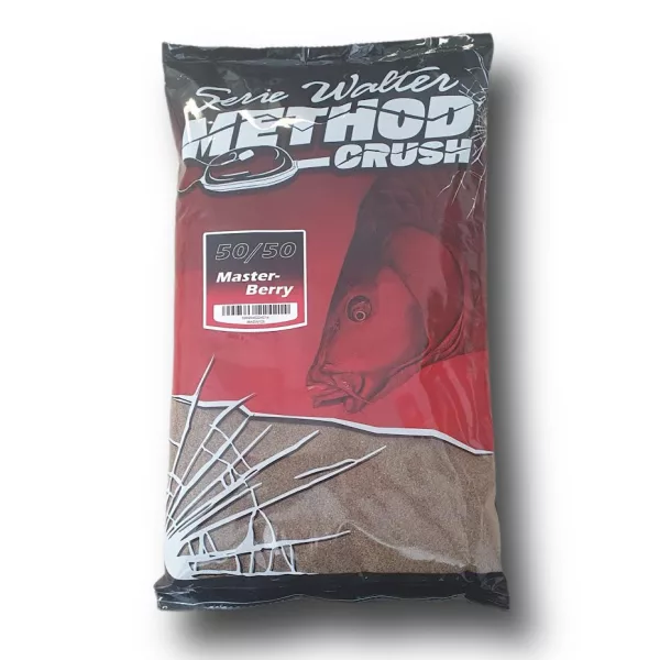 Serie Walter SW Method Crush 50/50 Master-Berry Nadă cu Făină de Pește 1kg