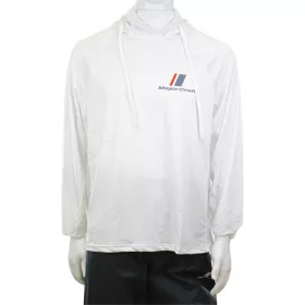   Major Craft Sun Protection Hoodie Hanorac alb cu glugă, rezistent la UV L