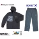 Costum de ploaie din două piese Major Craft Rain-X Negru 2XL