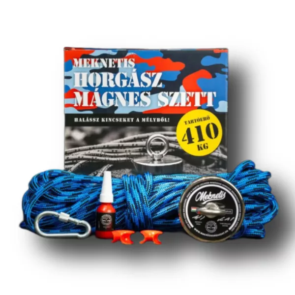 Set extra de pescuit cu magnet de 410 kg în cutie cadou