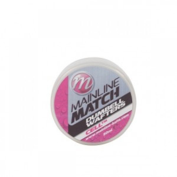 Mainline Match Dumbell Wafters 6mm - White - CellTM - momeală de cârlig wafters