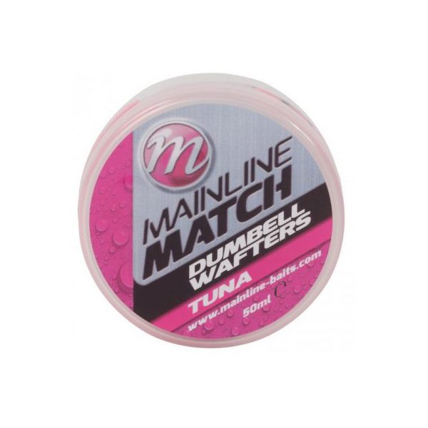 Mainline Match Dumbell Wafters 6mm - Pink - Tuna - momeală de cârlig wafters