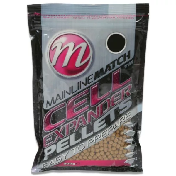Mainline CellTM 6mm Expander Pellets - 300g - pellet expander
