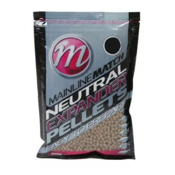 Mainline Neutral 6mm Expander Pellets - 300g - pelete expandate