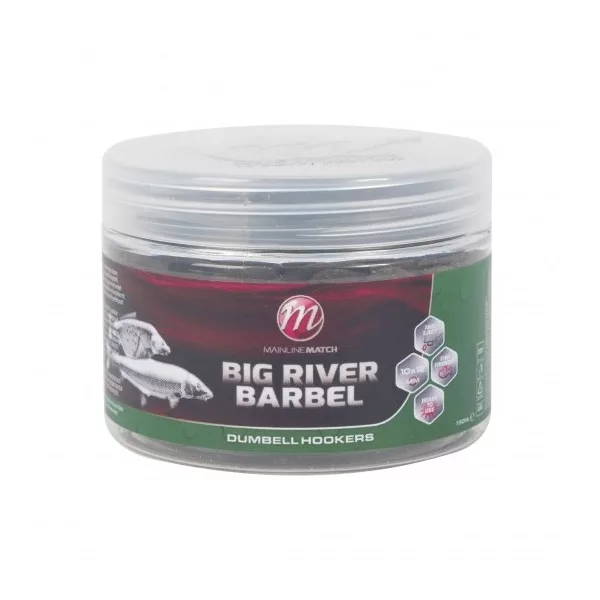 Mainline Big River Barbel Dumbell Hookbaits Momeală de cârlig 15x18mm