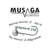 Musaga Magnum 10/0 10gr Jig Fej 3db