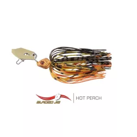 Fox Rage Bladed Jig 7gr Hot Perch Jig cu fustă