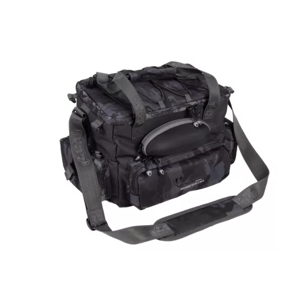 Fox Rage Camo Voyager Medium Tackle Bag Geantă pentru echipament 39x27x25cm