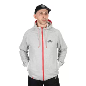Fox Rage Voyager Zip Hoody Gri deschis Pulover cu fermoar XL