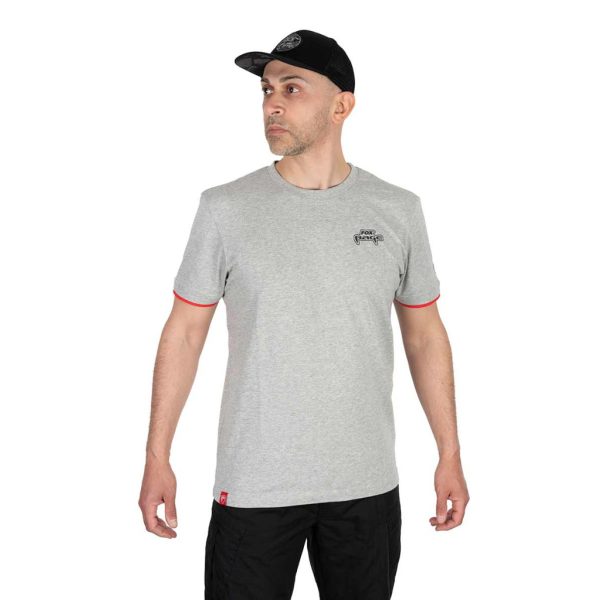 Fox Rage Voyager Tee Dark Grey Tricou Gri deschis S