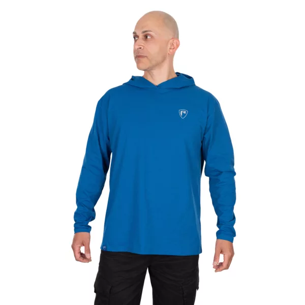 Fox Rage Blue Hooded T Kapucnis Pulóver S
