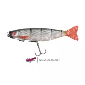   Fox Rage Pro Shad Jointed Loaded 23cm Ultra Natural Roach Nălucă