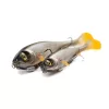 Fox Rage Super Slick Shad 23cm Loaded UV Silver Ghost Nalucă din cauciuc