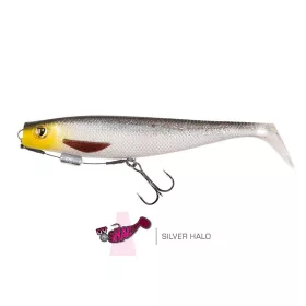   Fox Rage Pro Shad 18cm Loaded Silver Halo Nalucă din cauciuc