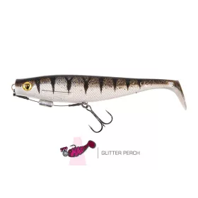 Fox Rage Pro Shad 14cm Loaded UV Glitter Perch Shad