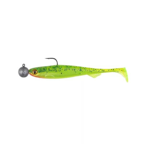 Fox Rage Bulk Loaded Slick Shads UV Lemon Tiger 9cm 2/0 10gr Nălucă din plastic