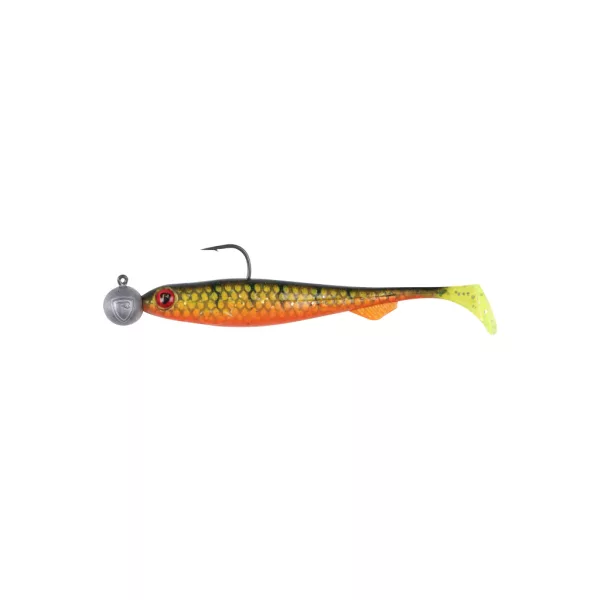 Fox Rage Bulk Loaded Slick Shads UV Biban Natural 9cm 2/0 10gr Momeală Plastic