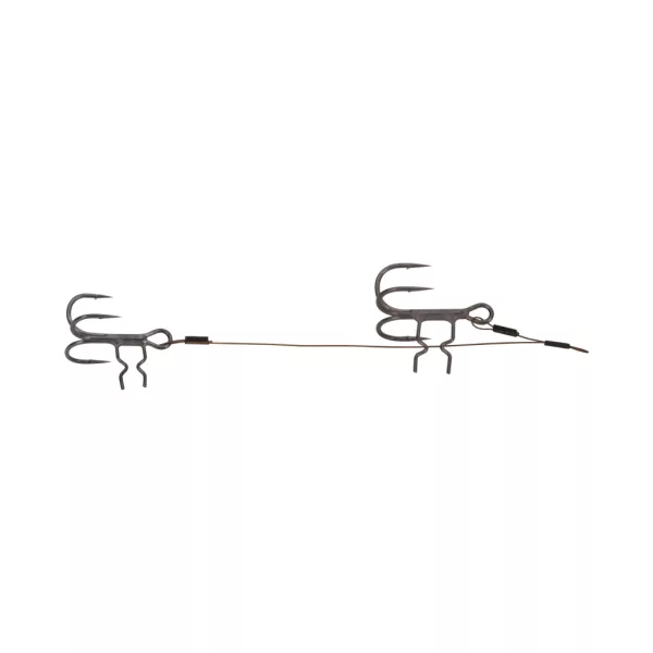 Fox Rage Strike Point Double Stinger 13cm și 6cm cu Cârlige de 1 și 2, 2 bucăți