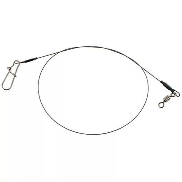 Fox Rage Rage Strike Point 7 Strand Titanium Leader Forfac de Pescuit Răpitor 2 buc 50cm 18kg